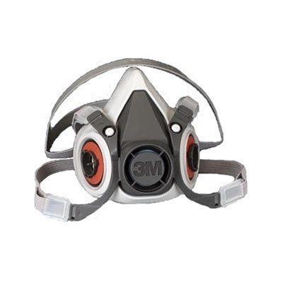 Kit demi masque série 6000 + 2 cartouches anti-poussières/gaz a2
