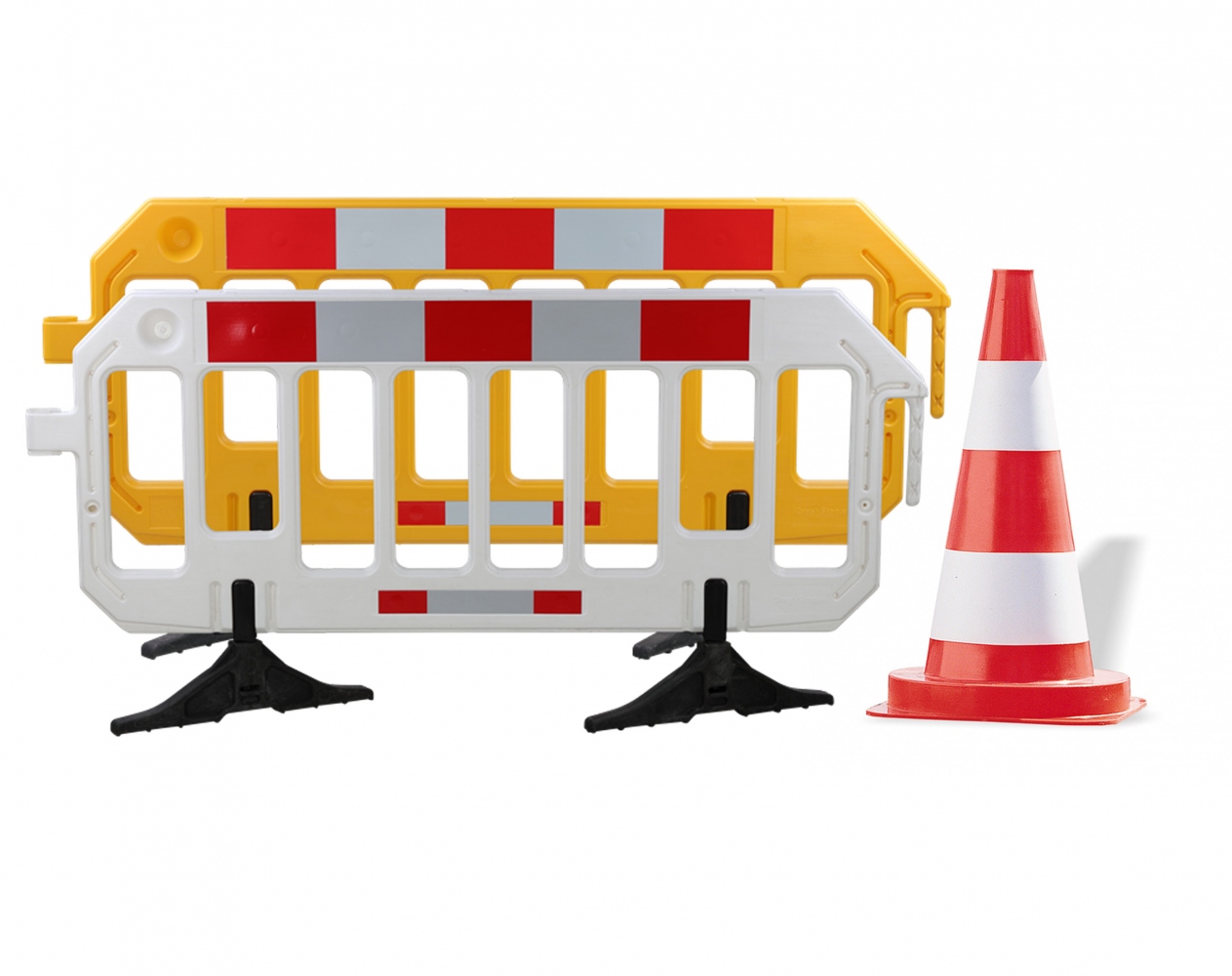 Barrier fences & Traffic guidance cones