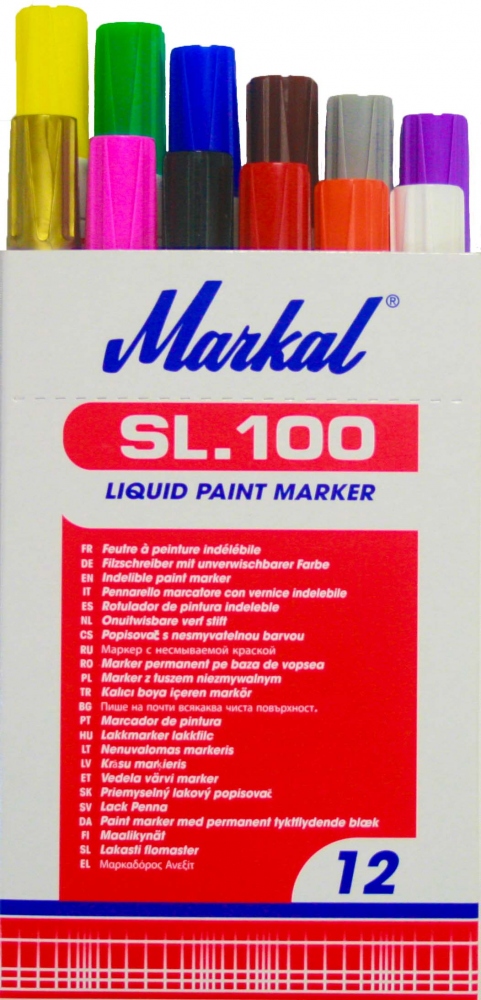 Liquid paint markers MARKAL SL. 100