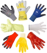Coated protection gloves
