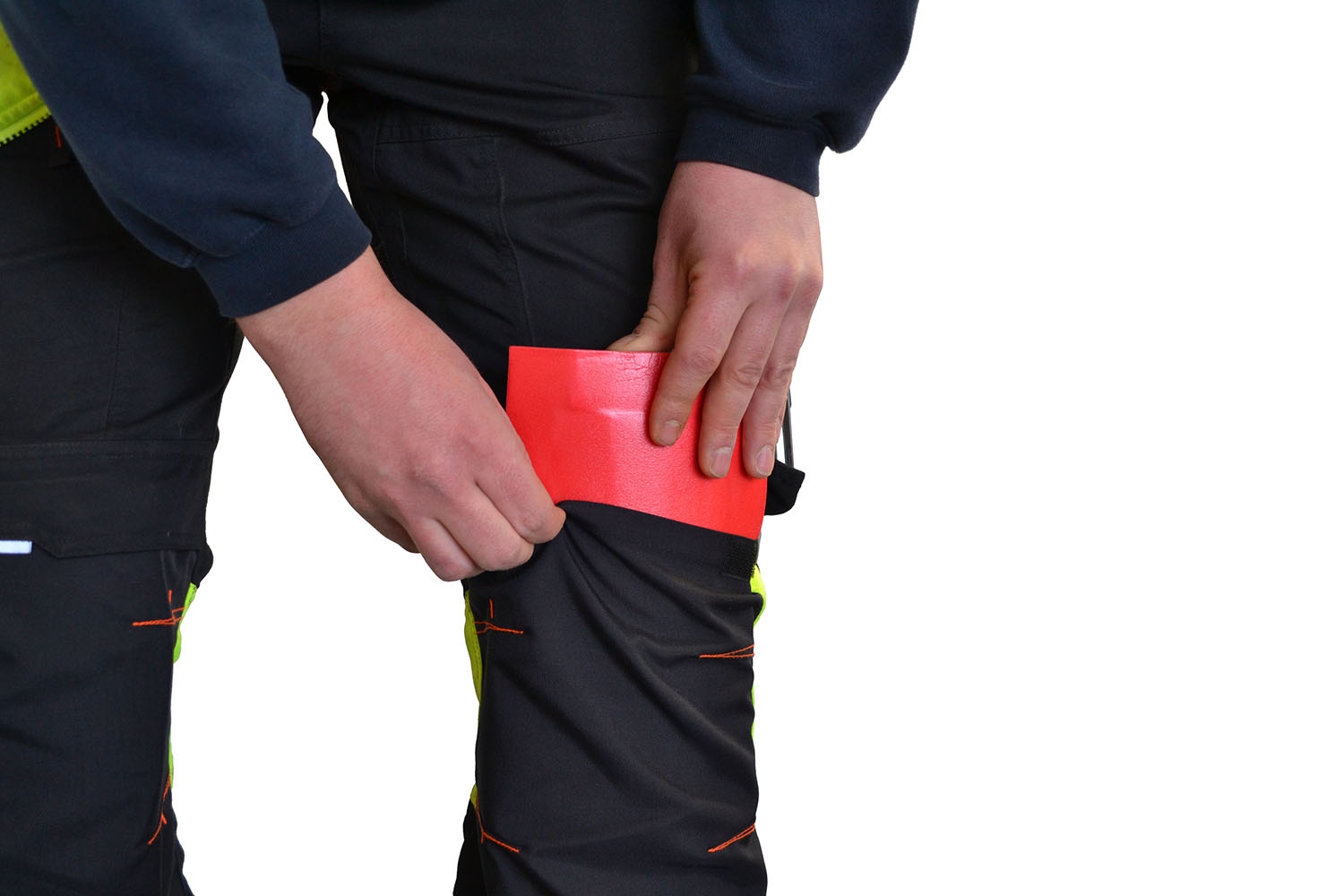 Leikatex ErgoPad Kniepolster rot für Arbeitshose der Marke