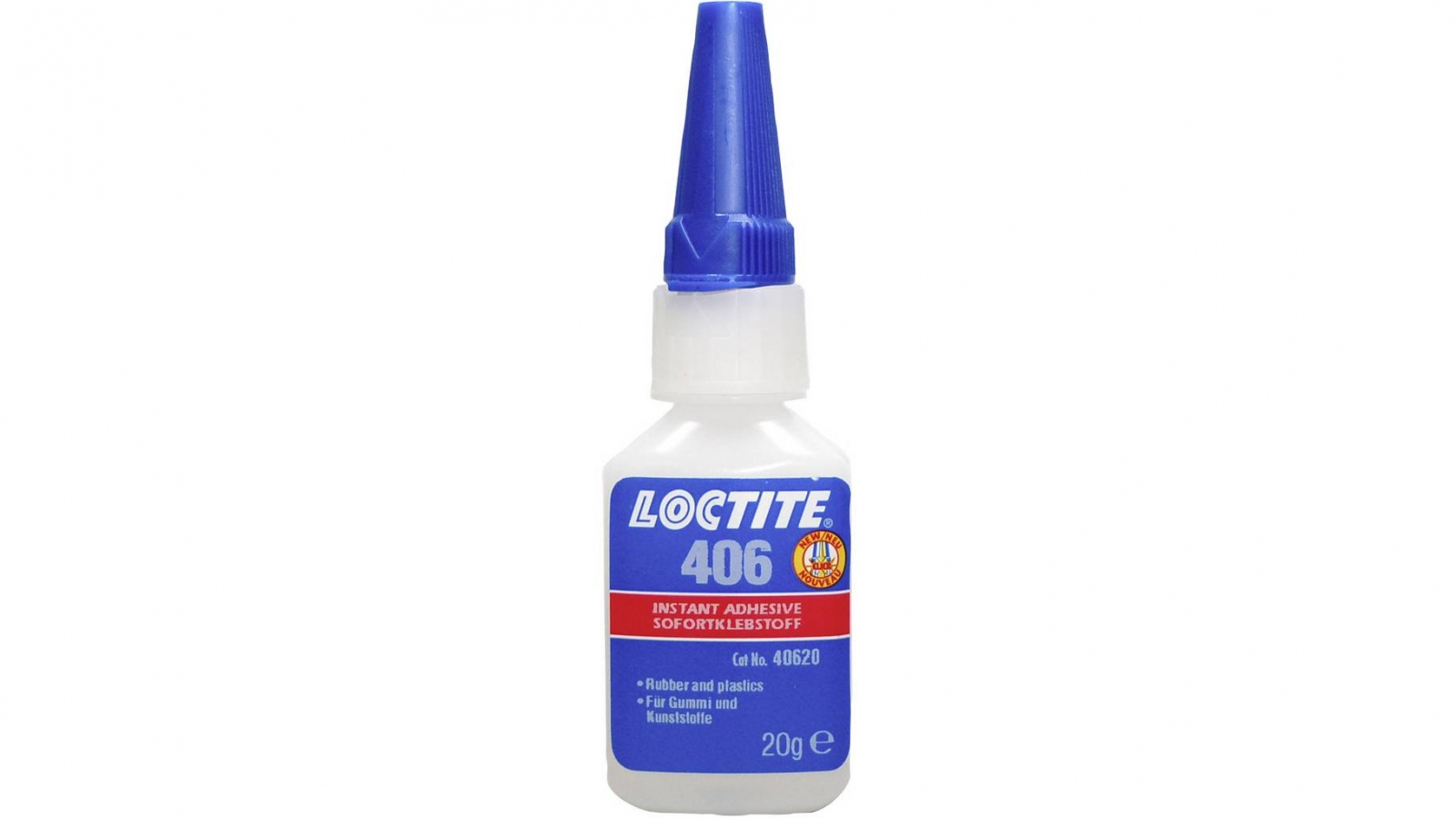 LOCTITE® 406 - CYANO SPECIAL PLASTIQUE ET CAOUTCHOUC 20G
