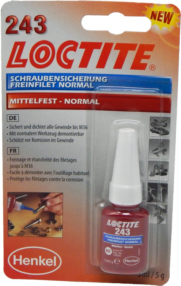 Loctite 243, Freinfilet Loctite 243