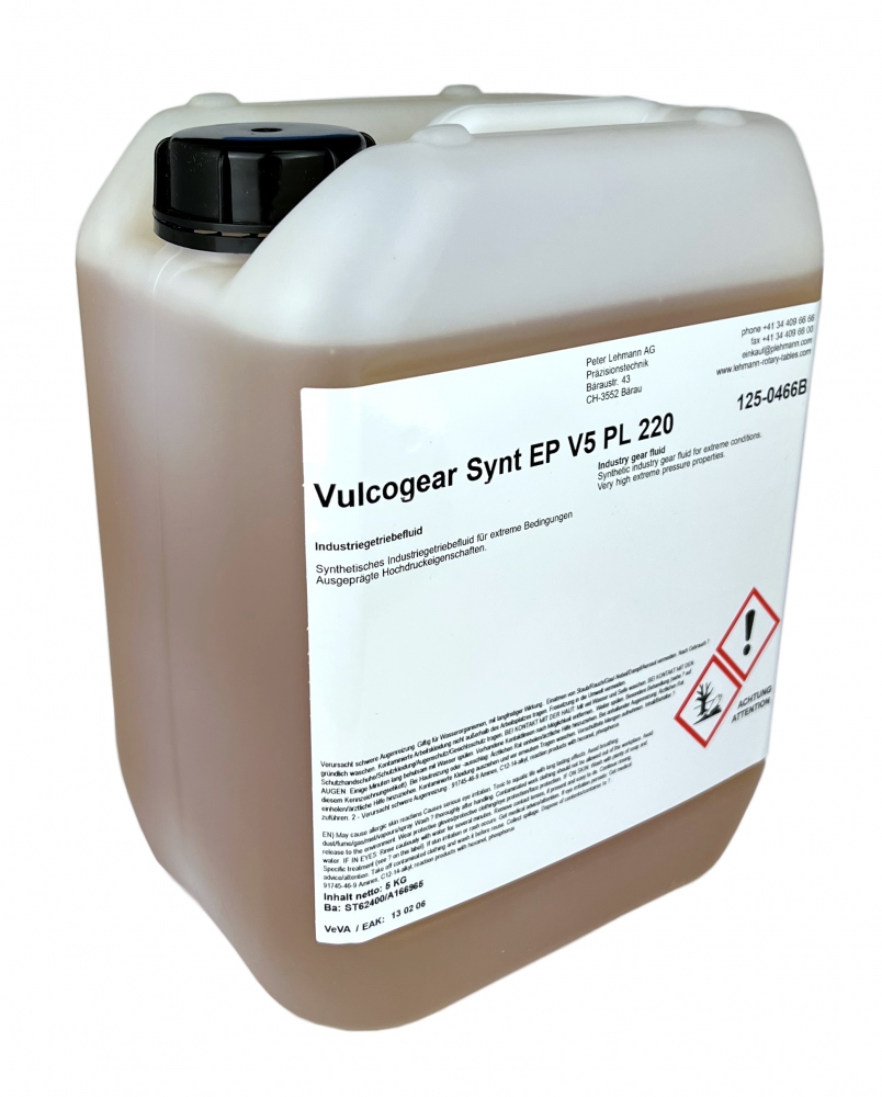 VULCOGEAR SYNT EP V5 PL ISO220 Vollsynthetische Schmieröl 5l Kanister  online kaufen