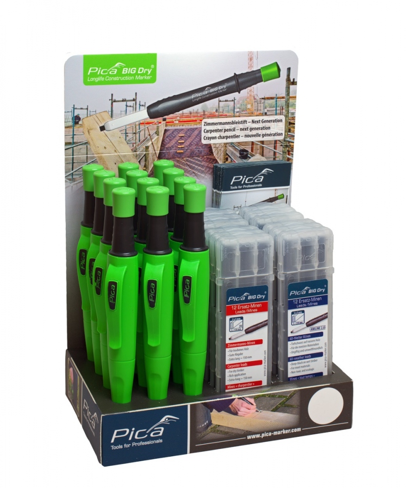Pica BIG Dry 6021 Display with 12 Pica BIG Dry + 12 lead packs - online  purchase