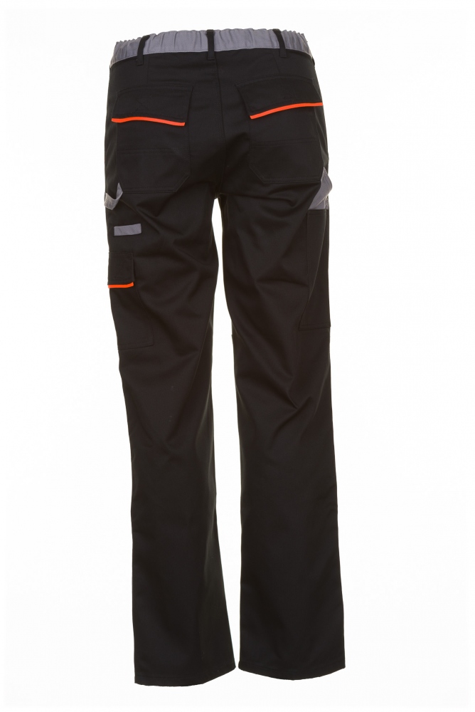 pics/Planam/2421/planam-2421-visline-work-trousers-black-orange-zinc-back.jpg
