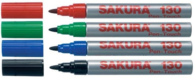 Vriendin Verlaten Steil Sakura 130 Pen-Touch Permanent Marker All Surfaces - online purchase | Euro  Industry