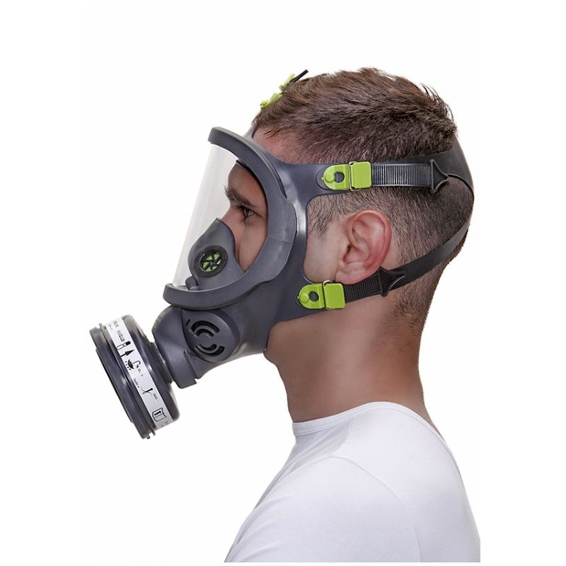 Atemschutzmaske Maske BLS full Gesicht with Filter protection gas painting 