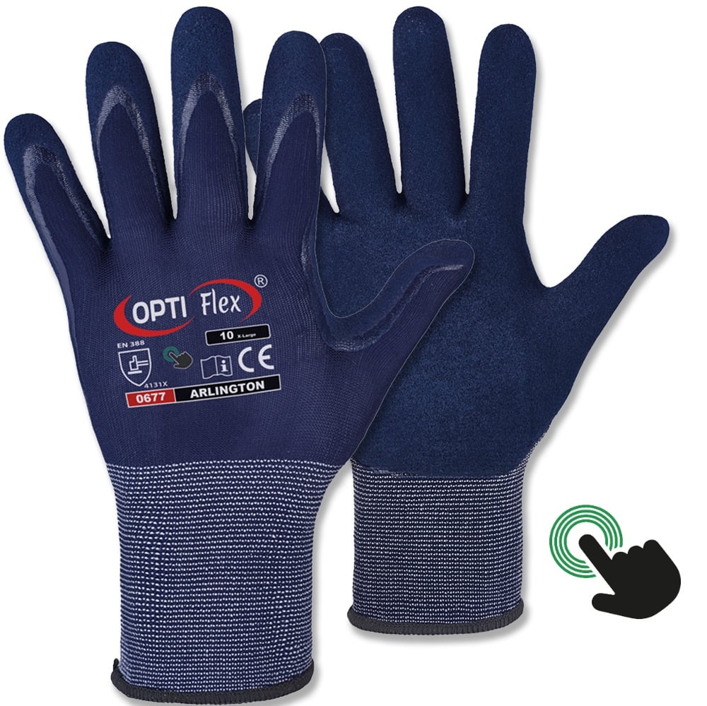 Optiflex 0677 Arlington Nitrile-coated Nylon Assembly Gloves 6-11 - online  purchase | Euro Industry