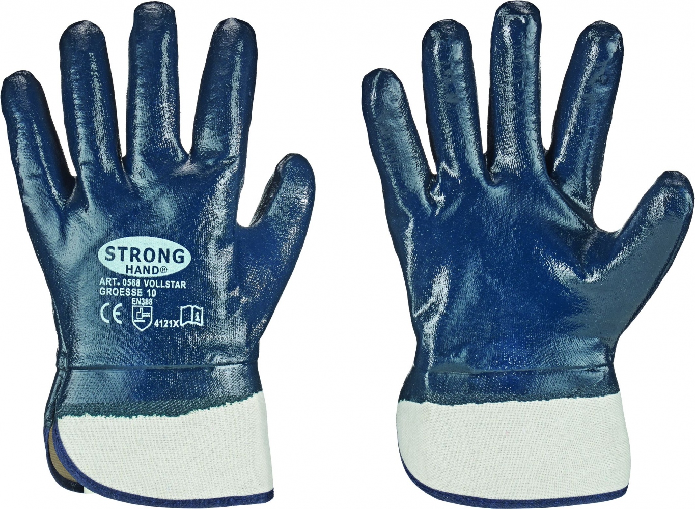 Stronghand 0568 VOLLSTAR Nitril-Handschuhe fett- und ölabweisend 10-11  online kaufen