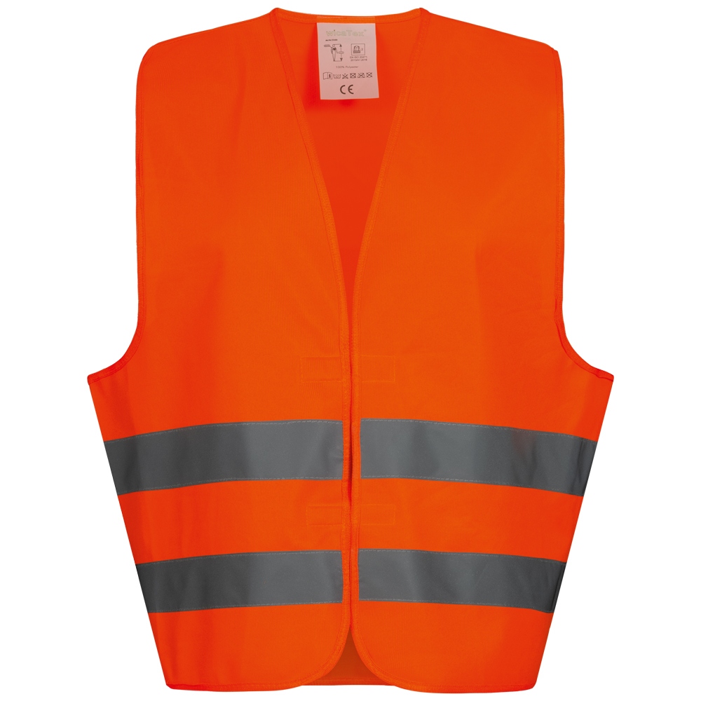 Wicatex 22686 OSKAR Polyester-Warnschutzweste orange online kaufen