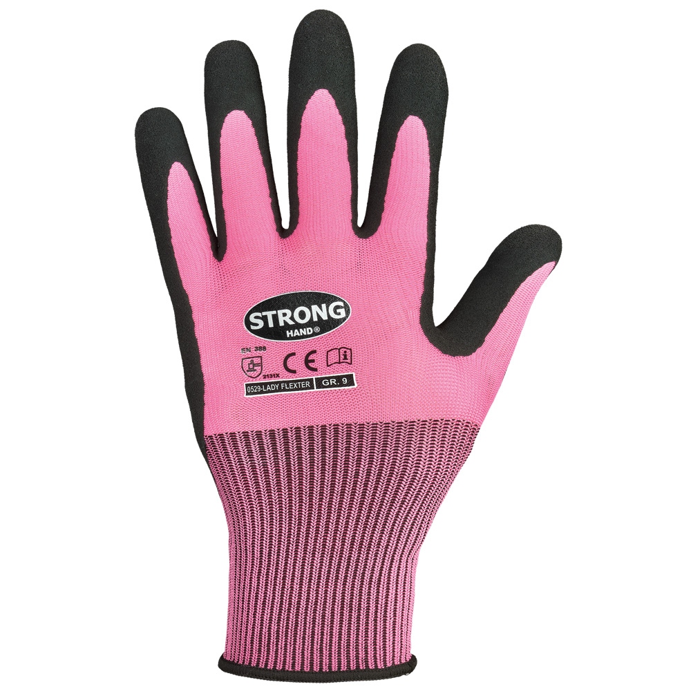 Stronghand 0529 LADY FLEXTER Women's grip work gloves latex coating -  online purchase
