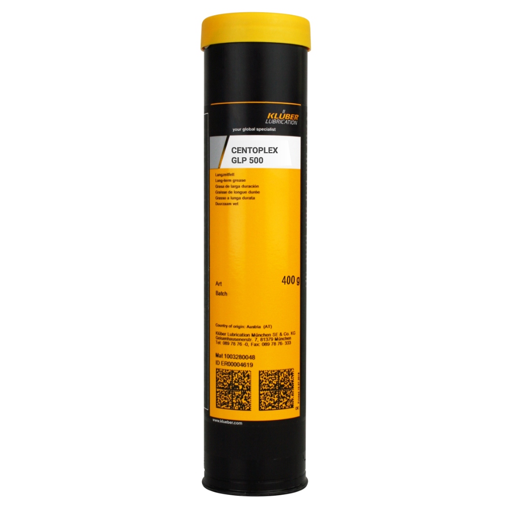 Klüber CENTOPLEX GLP 500 Fluid multipurpose grease 400g cartridge - online purchase | Euro Industry