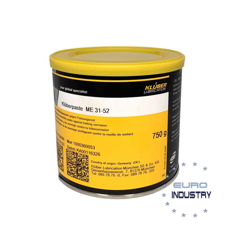 Klüberpaste ME 31-52 Lubricating and assembly paste 750g - online purchase