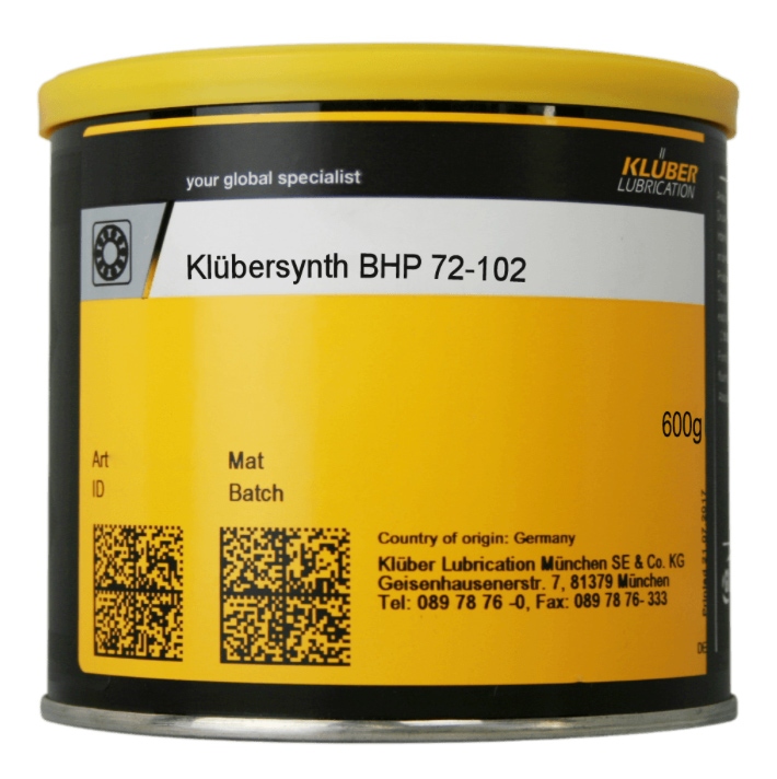 Klübersynth BHP 72-102 Graisse haute température 600g - achat en ligne