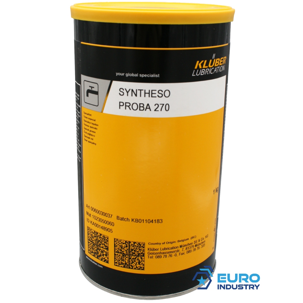 Klüber SYNTHESO PROBA 270 Lubricating grease for valves 1kg can