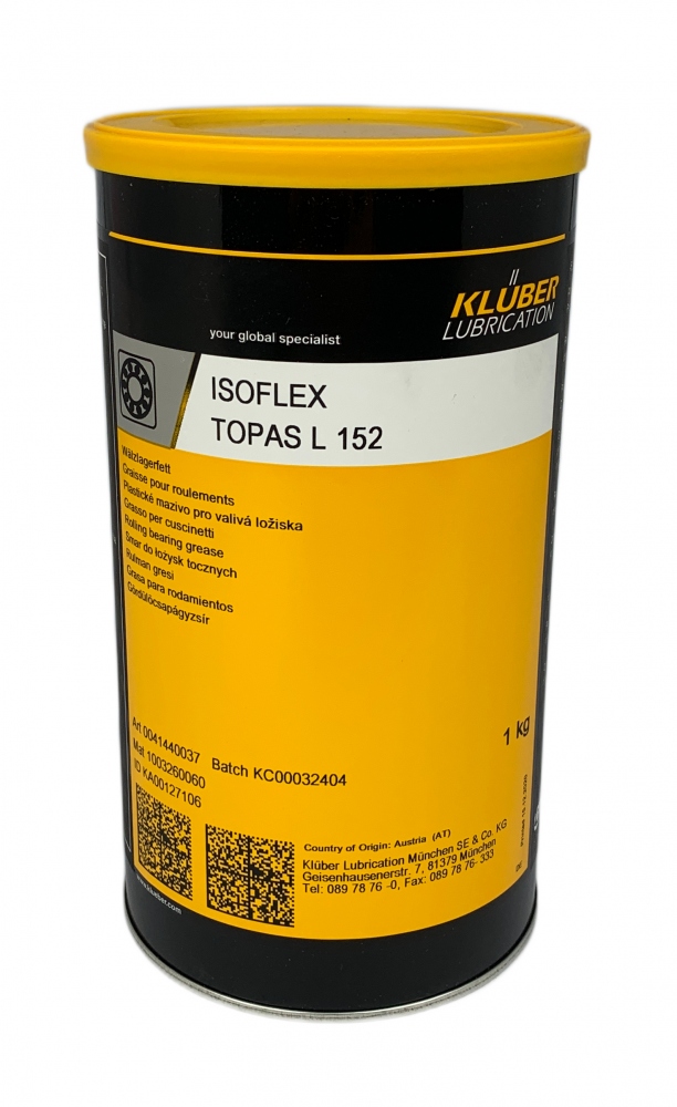 Klüber ISOFLEX TOPAS L 152 Wälzlagerfett 1kg Dose online kaufen