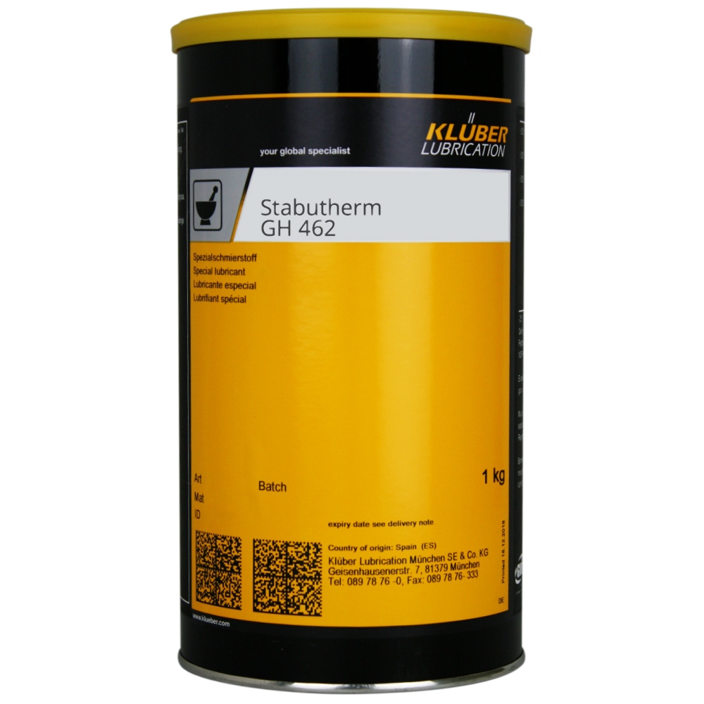 Klüber Stabutherm GH 462 Graisse haute température NLGI 2 1kg boîte - achat  en ligne