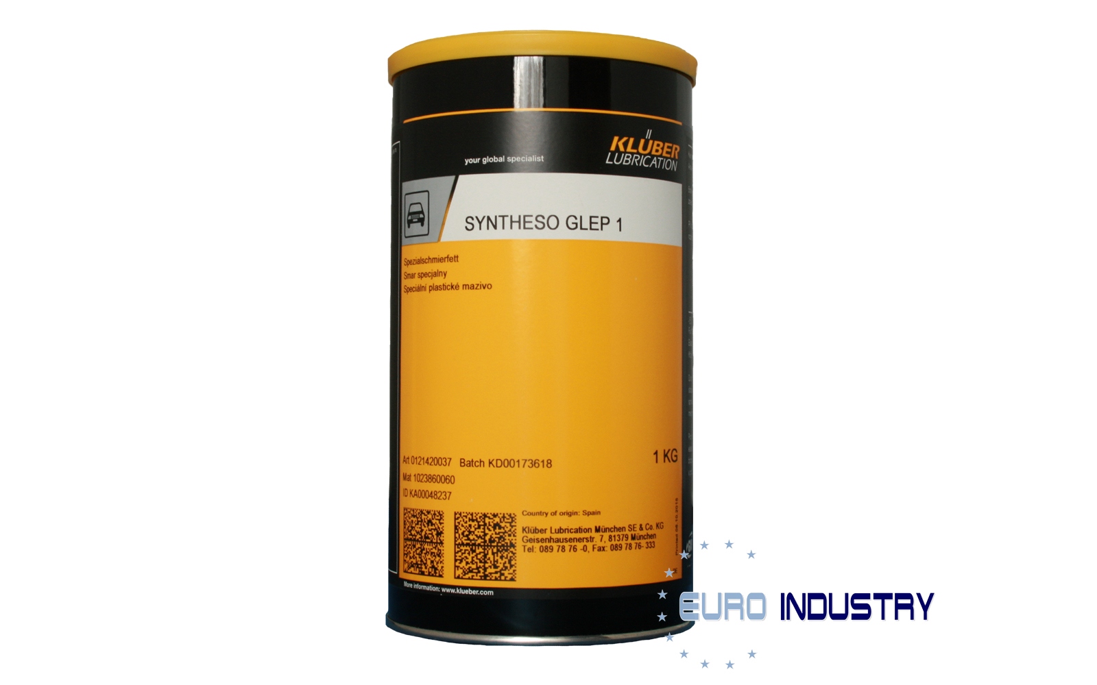 Klüber SYNTHESO GLEP 1 Special lubricating grease with EP additive 1kg online purchase Euro