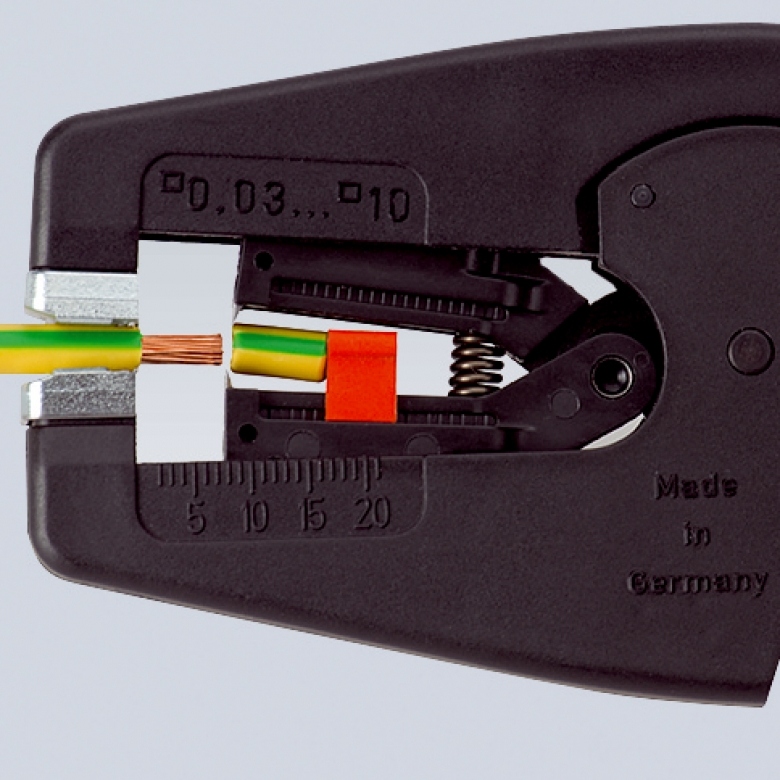 KNIPEX Automatische Abisolierzange MultiStrip 0,03-10mm² zum Kabel Abisolieren 