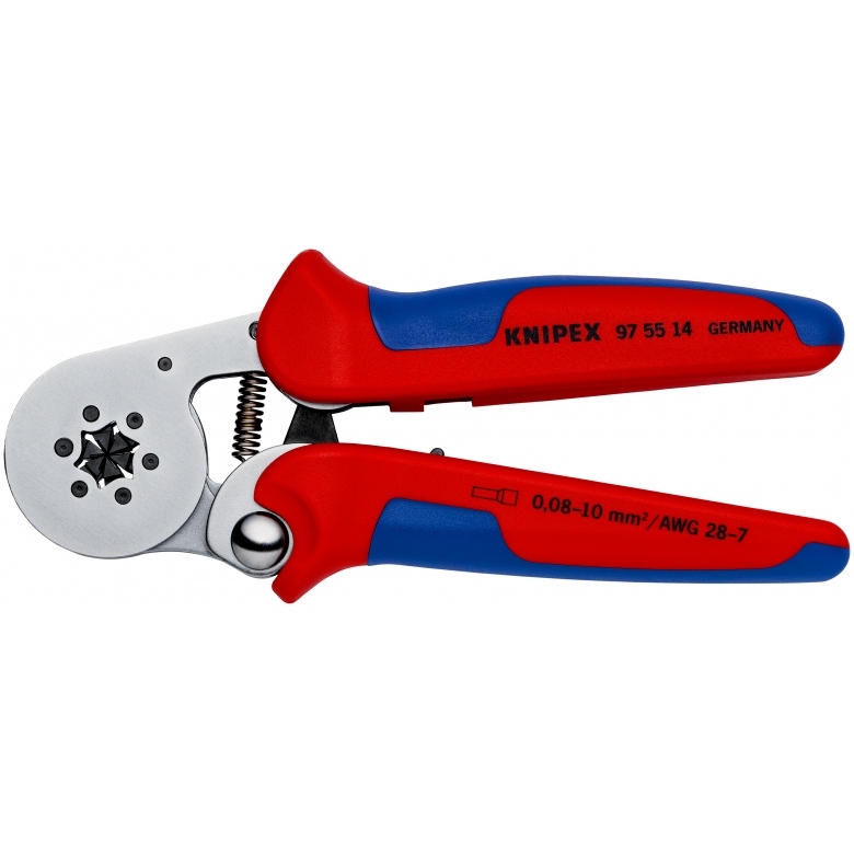 Self-adjusting Crimping Pliers for End Sleeves 7" Hand tool