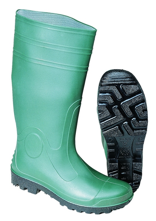 Farmer Work Safety Gumboots S5 in PVC green 38-48, EN ISO 20345 - online  purchase