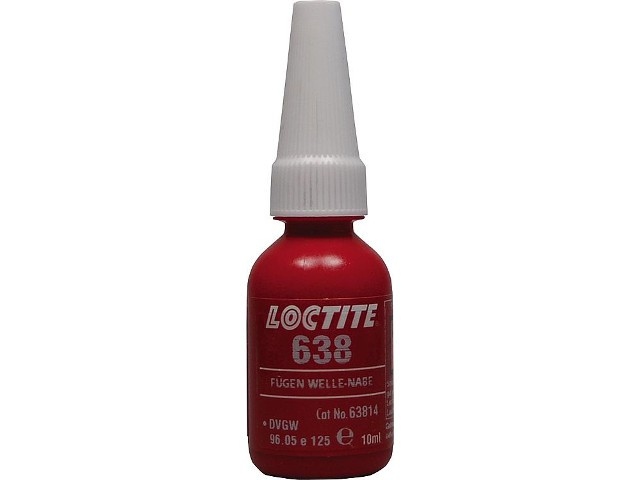 Loctite 638 Retaining compound high strength green 10 ml bottle