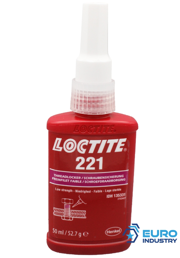 Loctite 221 Threadlocker for small screws low strength purple 50ml ...