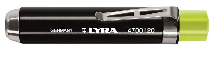 Lyra Kreidehalter bis 12mm mit Druckknopf-Fallmechanik 
