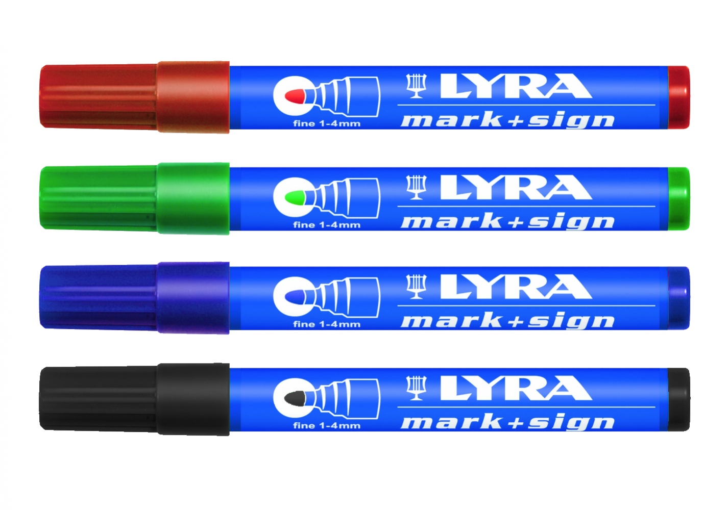 merk Egomania onszelf Lyra 40200 Mark+Sign FINE Permanent marker 1-4 mm - online purchase | Euro  Industry