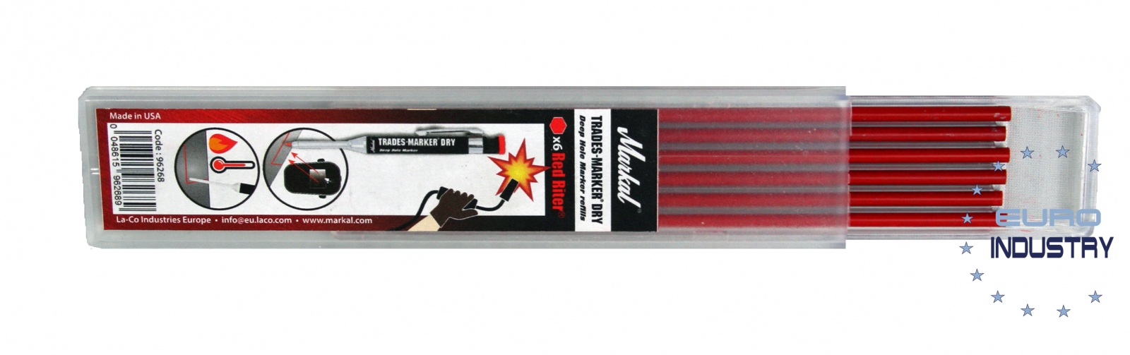 Markal Silver-Streak & Red-Riter Welders Pencil (Markal 96101)