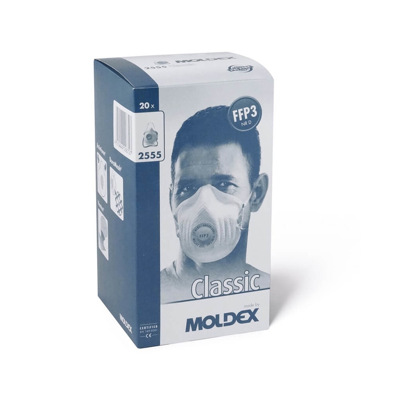 Masque anti poussière jetable FFP3 NR D, MOLDEX 3255 et 3250 - Materiel  pour Laboratoire
