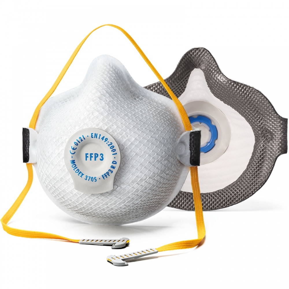 Masque de protection respiratoire FFP2 NR D – MOLDEX: avec clapet