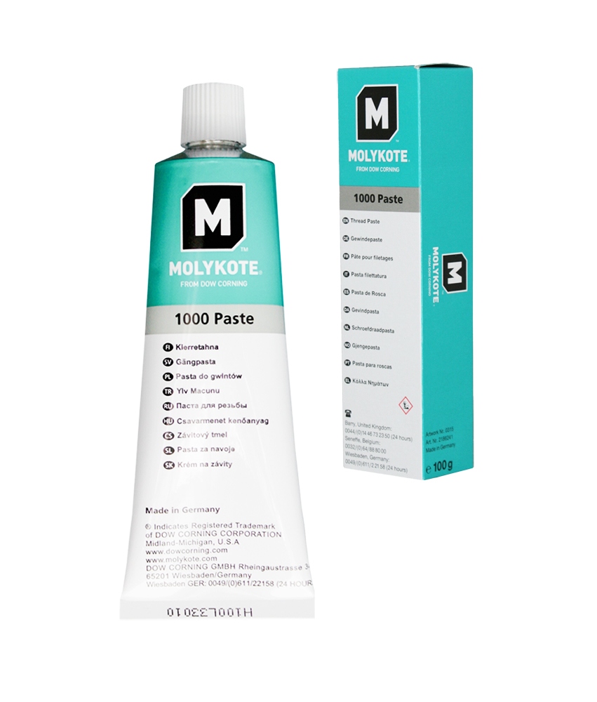 Molykote 1000 Solid lubricant paste for metall joints 100g tube - online  purchase | Euro Industry