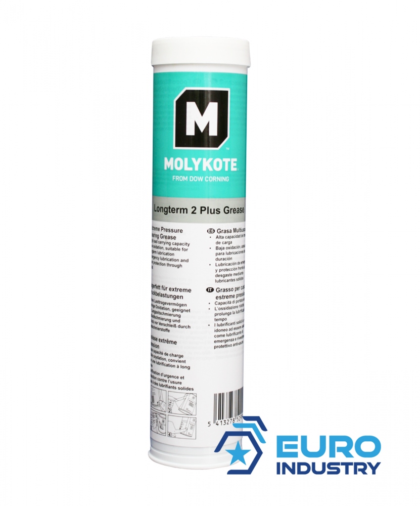 Molykote LONGTERM 2 PLUS high pressure bearing grease 400g cartridge