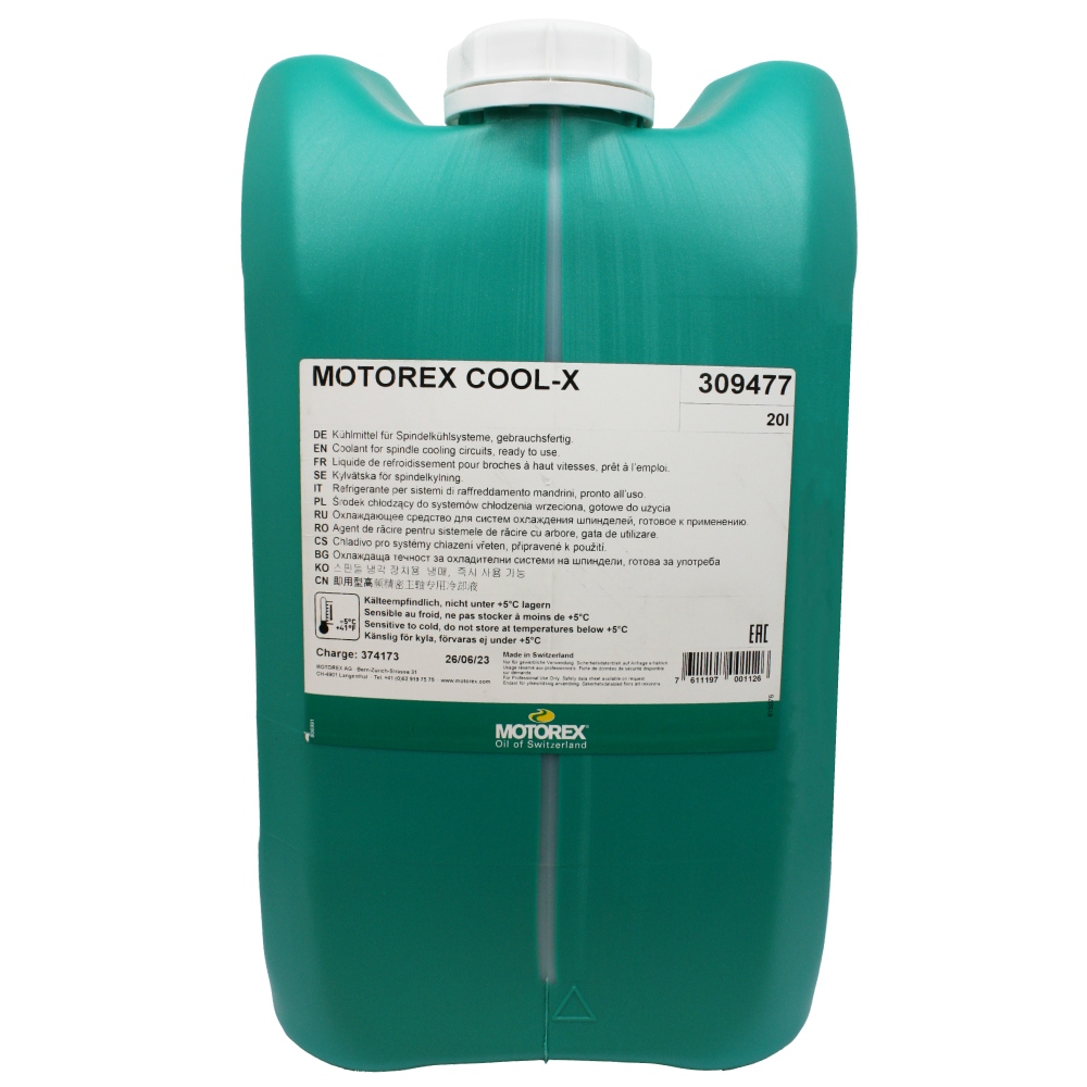 MOTOREX COOL-X Kühlmittel für Spindelkühlsysteme gebrauchsfertig