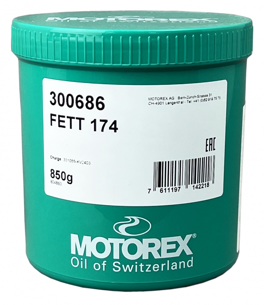 Motorex FETT 174 Getriebefließfett 00 auf Lithiumseifenbasis 850g Dose online  kaufen