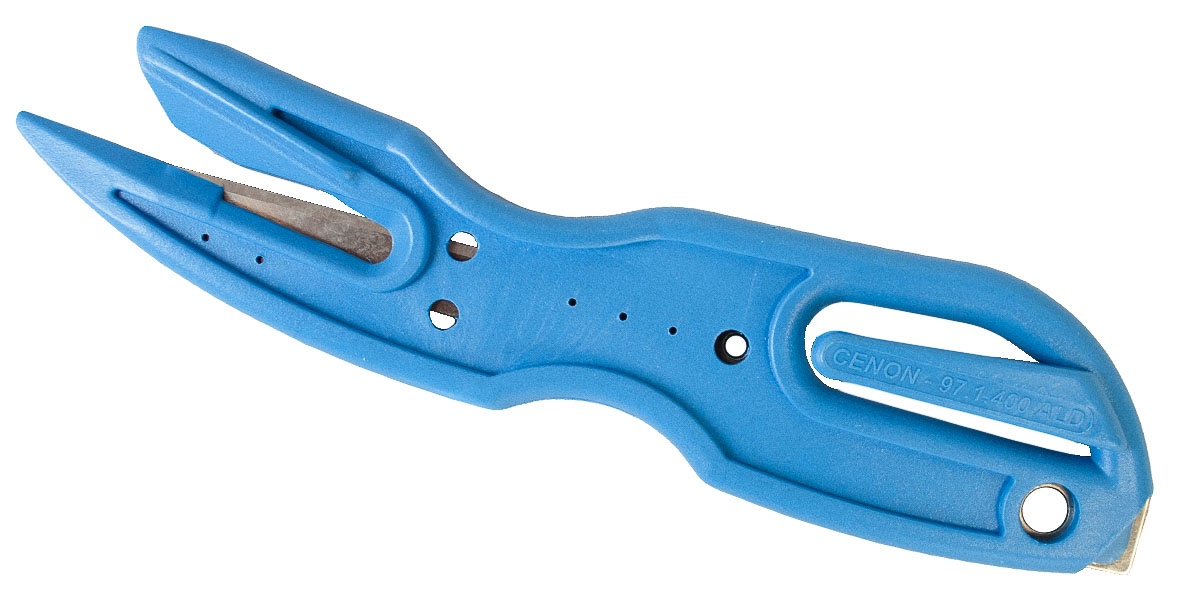 Uline – Couteau de sécurité à lame autorétractable et prise confortable  H-1370 - Uline