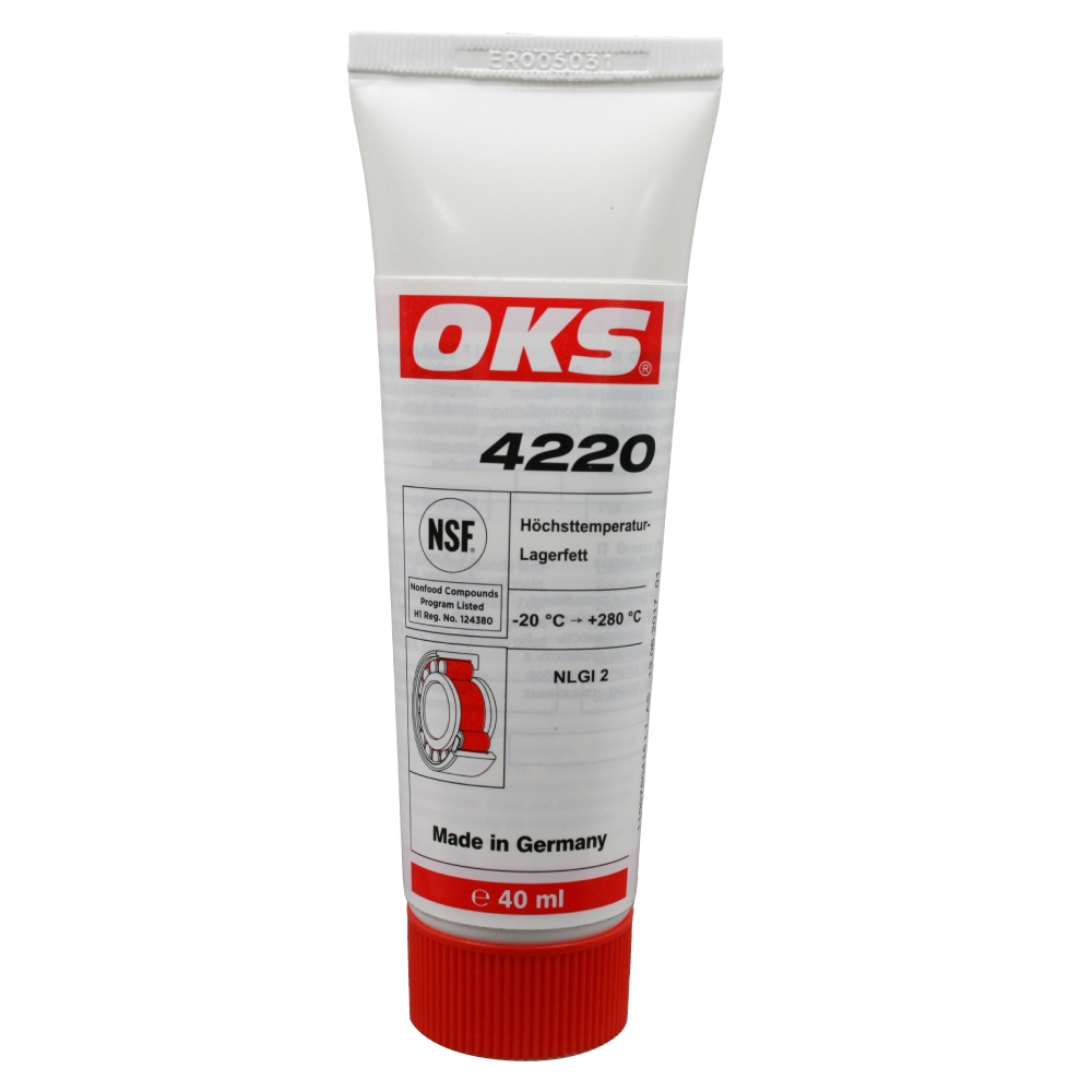 OKS 4220 Food grade bearing grease for extreme temperatures 40ml