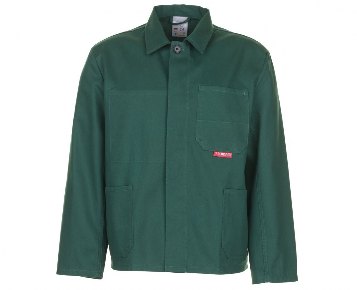 Planam BW270/1513 Work jacket 100% cotton green XS-3XL - online