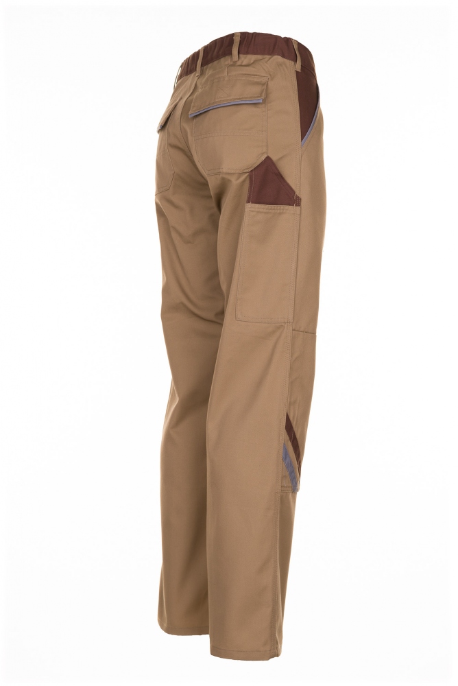 Planam Highline Mens Waistband Pants Khaki Brown Zinc Model 2324