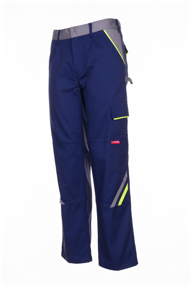 Planam 2423 Visline Work Trousers marine/yellow/zinc - online purchase ...