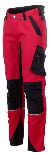 red work pants