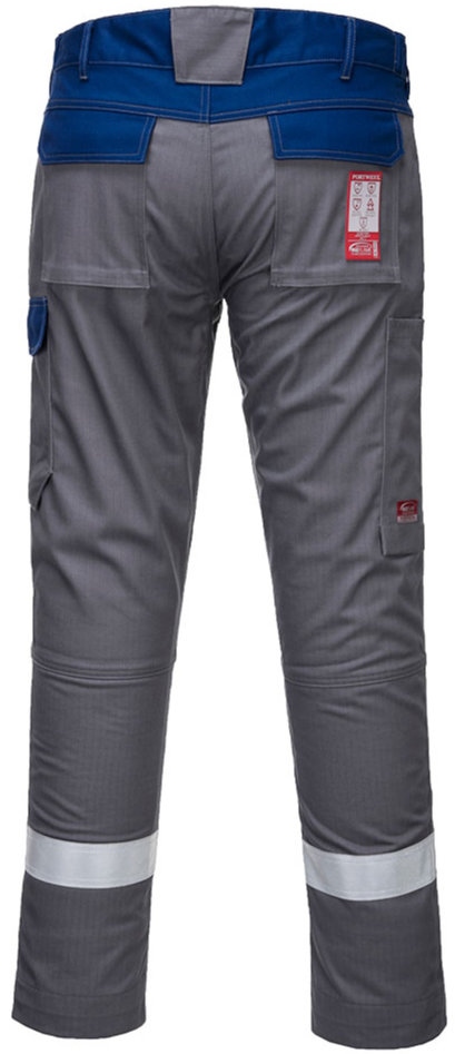 pics/Portwest/Bundhose/fr06-multinorm/portwest-fr-06-bizflame-industry-multinorm-hose-zweifarbige-fr-bundhose-grau-back.jpg