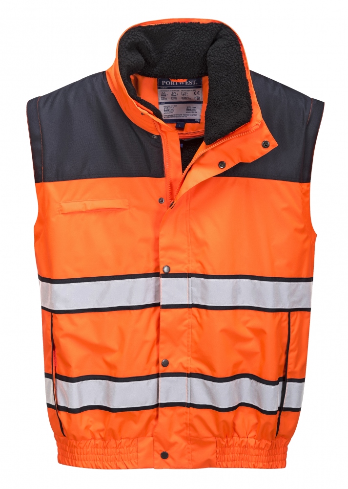pics/Portwest/Jacken/portwest-c466-4-in-1-high-visibility-waistcoat-orange-navy-front.jpg