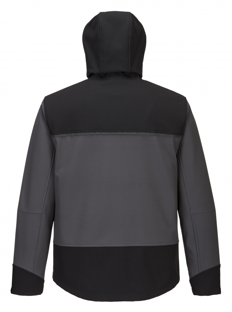 pics/Portwest/Jacken/portwest-kx362bgy-sporty-hooded-softshell-jacket-gray-black-back.jpg