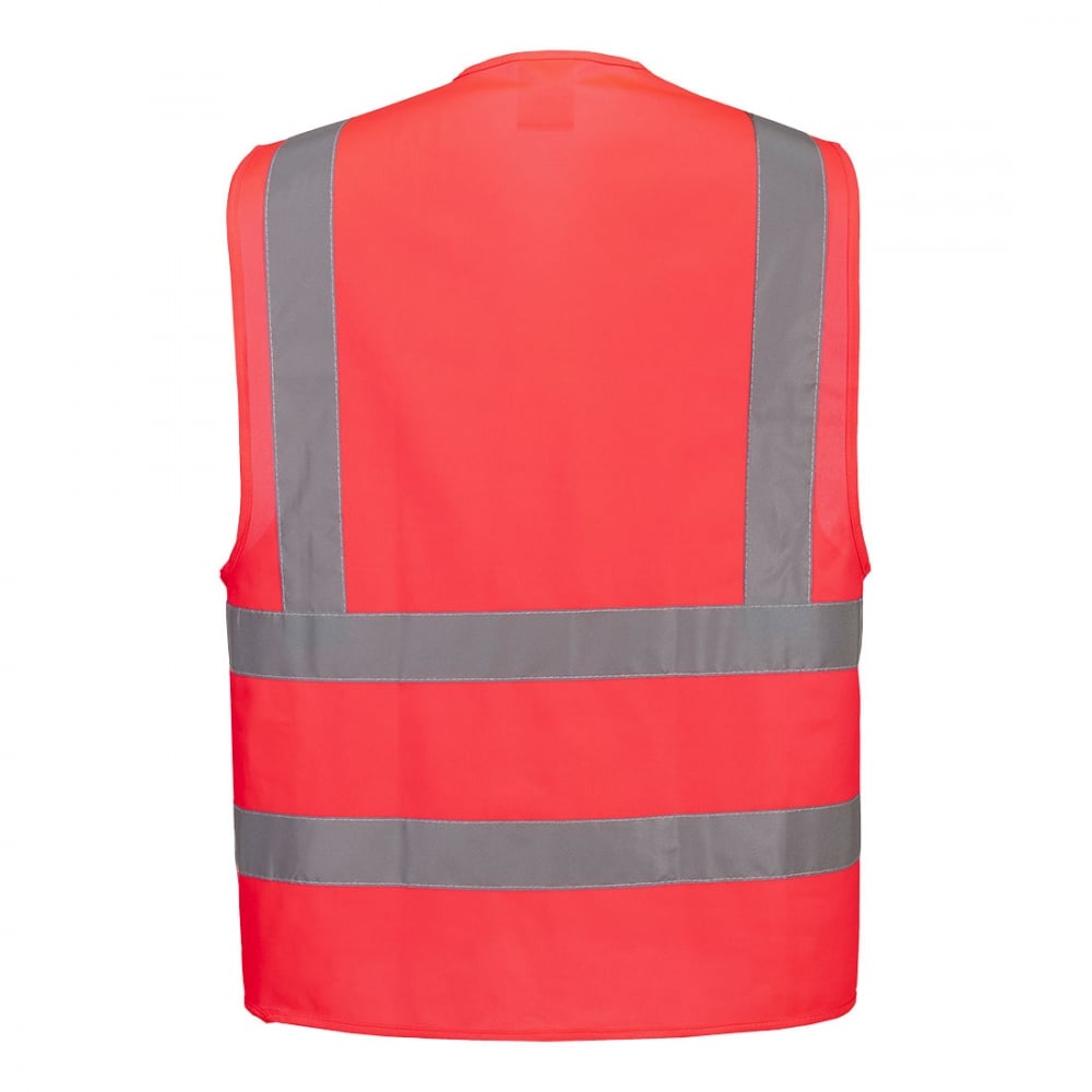 pics/Portwest/Sweatshirt/portwest-c470-hi-vis-weste-mit-schulterreflexband-rot.jpg
