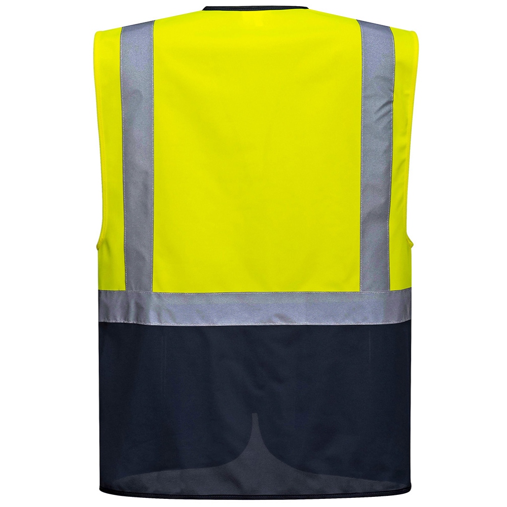 pics/Portwest/high-visibility-clothes/vests/C476/portwest-c476-warsaw-executive-high-visibility-vest-yellow-navy-02.jpg