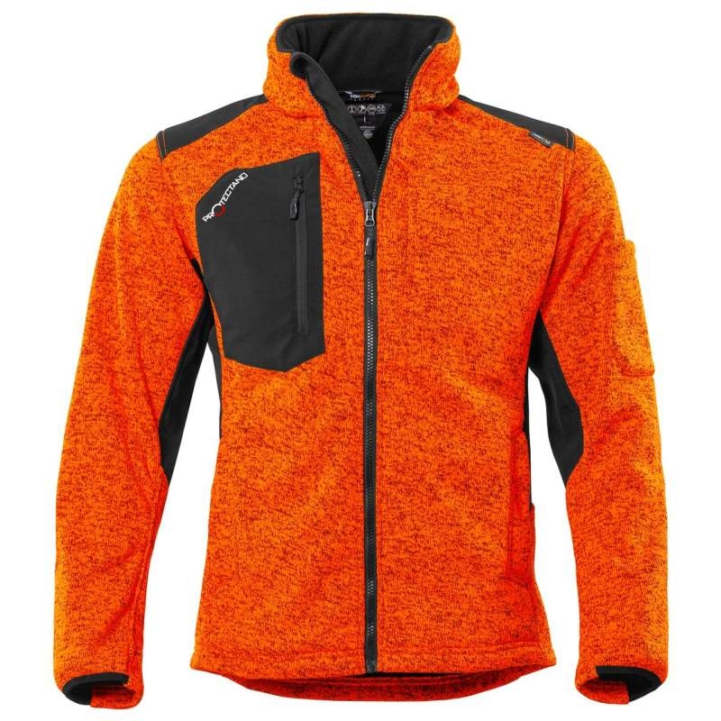 QUALITEX VGCA409 Protectano veste polaire tricotée orange - achat en ligne  | Euro Industry