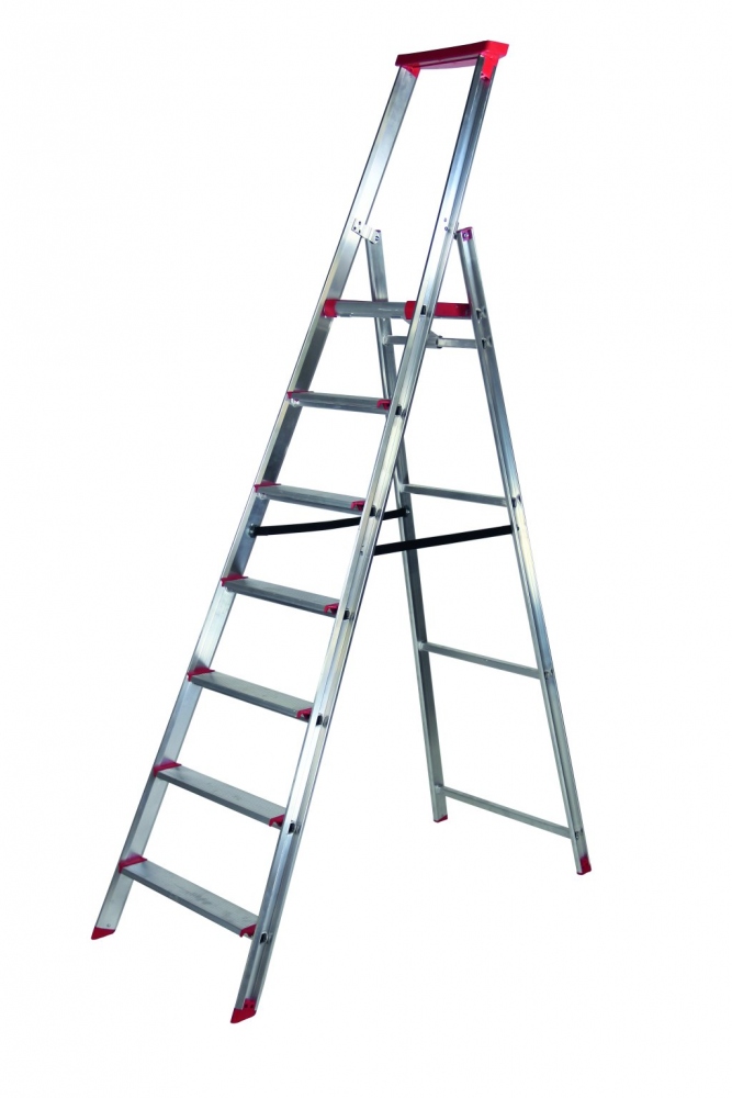 Escabeau Solide 7 marches PT7 - Ladder-Steiger